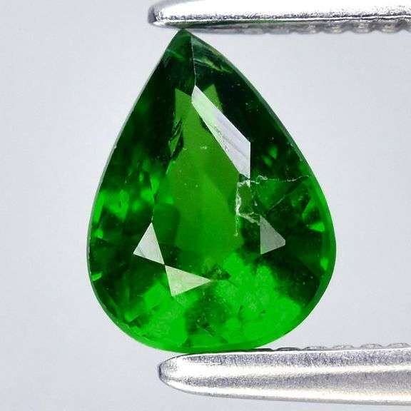 Rare! .61ct untreated top green Tsavorite Garnet!