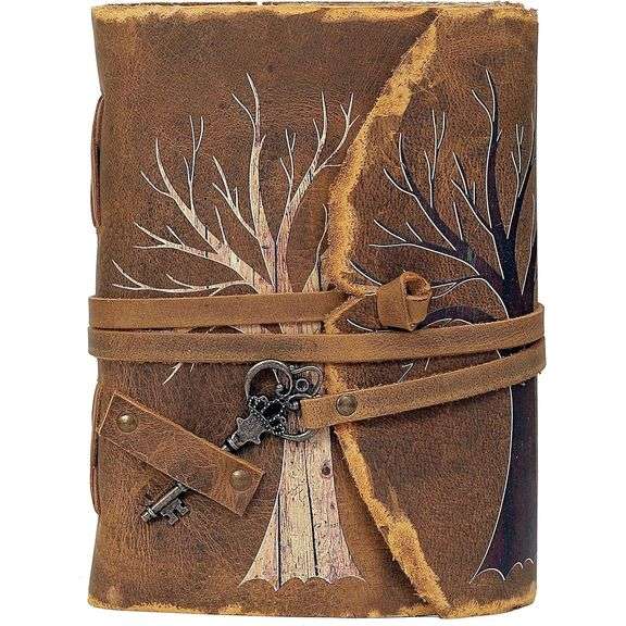 Book of Spells Leather Journal