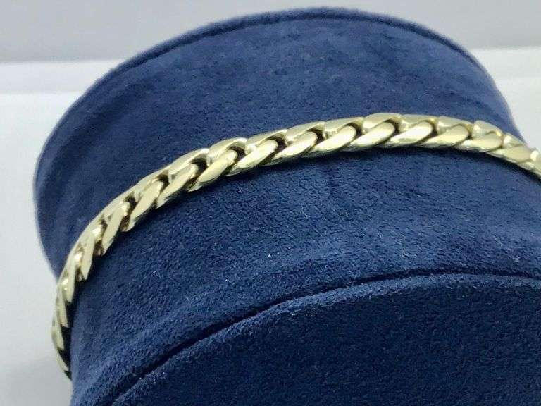 14K Yellow Gold Miami Cuban Link Bracelet