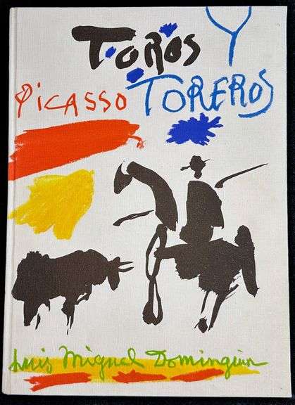 Investment! Original collection of Picasso, Toros Y Toreros. DeLuxe Edition with a signed lithograph