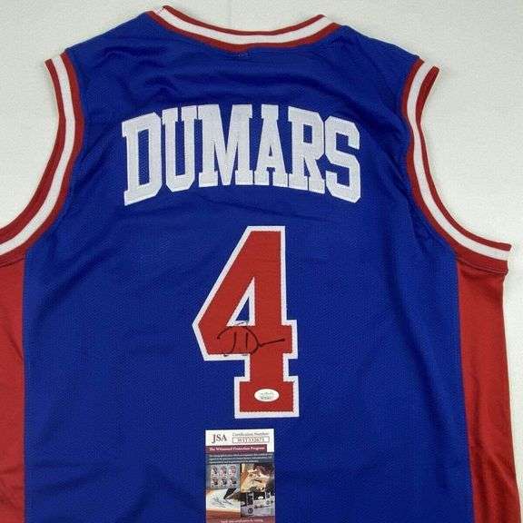 Autographed Joe Dumars Detroit Jersey