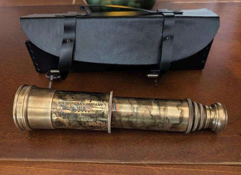 1818 East India Company Brass Spyglass