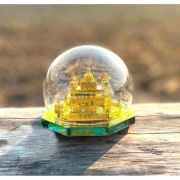 24K Golden Temple Model