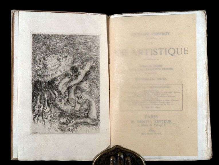 Investment! Extremely collectable and rare collection of Rodin, Pissarro, Renoir. La Vie Artistique 