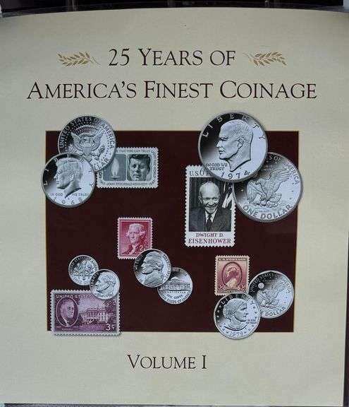 25 Years of Americas Finest Coinage PC S Stamp &Coin