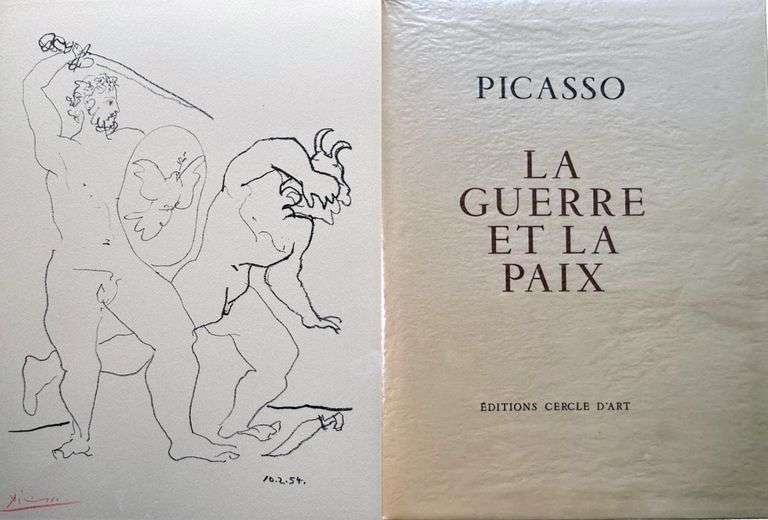 Investment! Very rare Pablo Picasso portfolio, Deluxe edition with a signed lithograph by Picasso, 1