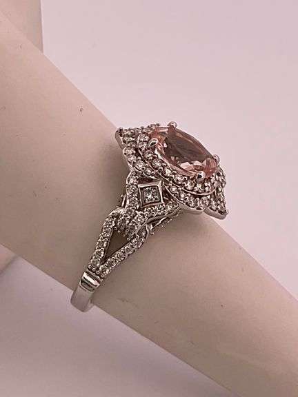CERTIFIED BRAND NEW 14K WHITE GOLD RING