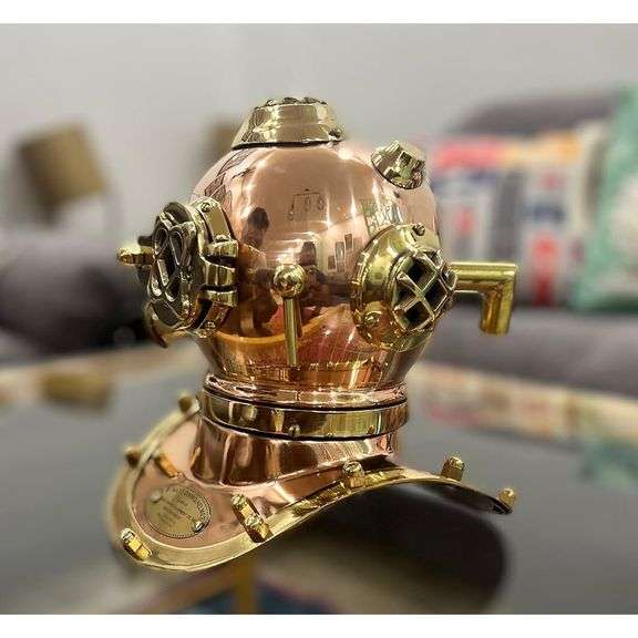 Miniature U.S. Navy Mark V Diving Helmet