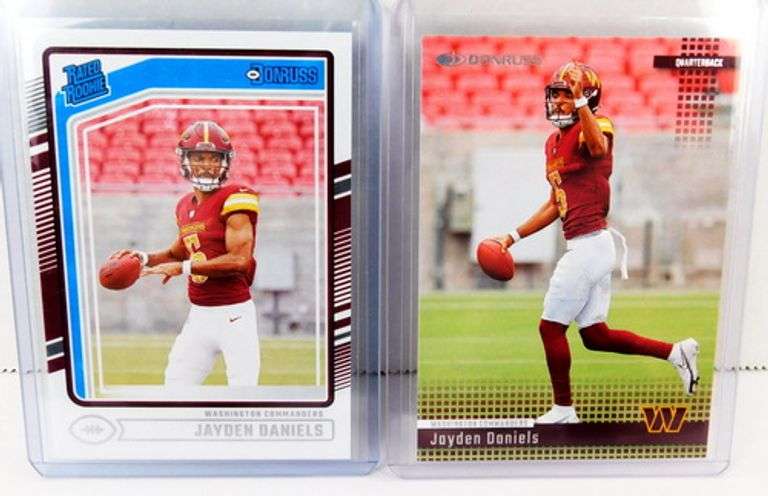 2 Jayden Daniels Rookie Football Cards