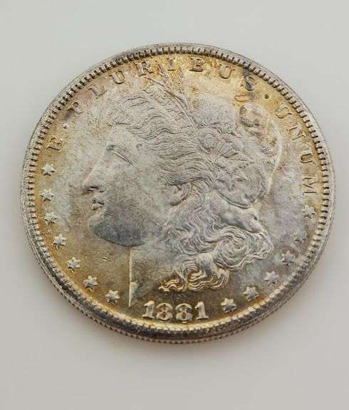 1881 S Morgan Silver Dollar, UNC