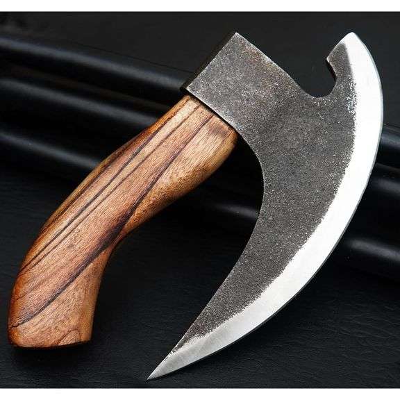 Viking Axe Carbon Steel Blade with Ash Wood Handle