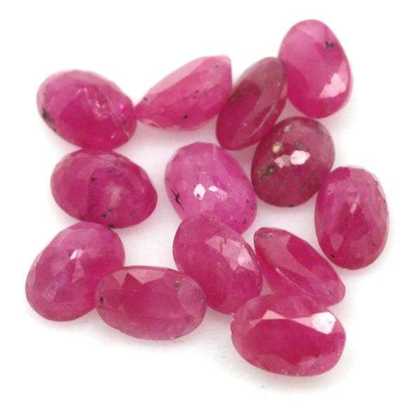Rare heated only 9.83ct Ruby set from Madagascar