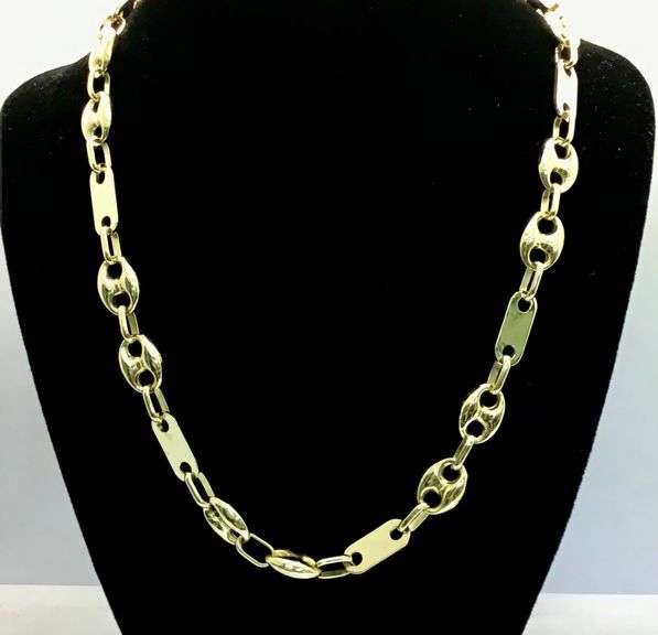 14K Yellow Gold Gucci Link Chain