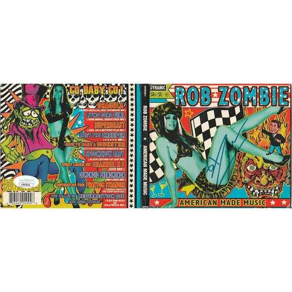Rob Zombie Autographed "American Made" CD Authenticated