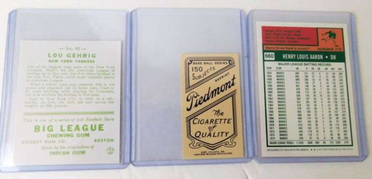 3 Baseball Great, All Reprints