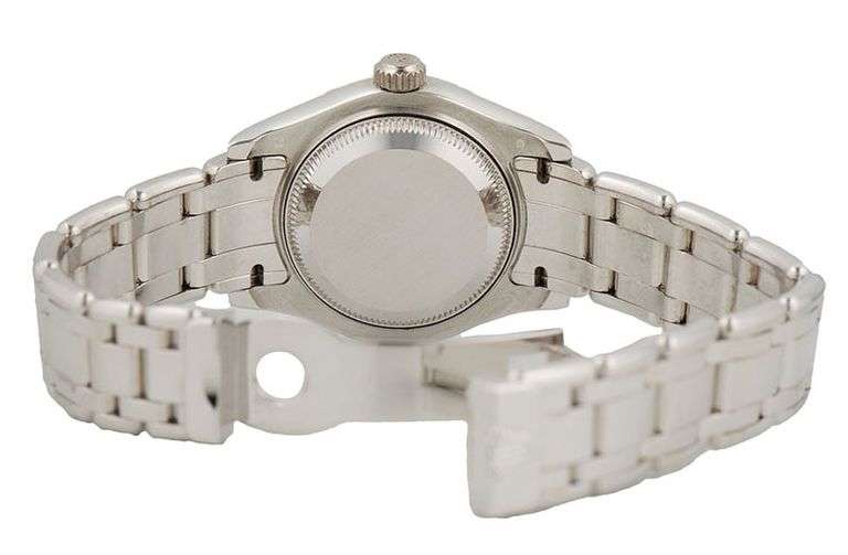 Rolex Pearlmaster 80299, 29mm, Aftermarket MOP Dial and Bezel, 18K Ladies Watch
