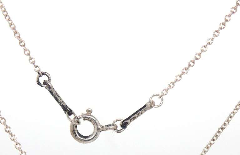 Tiffany & Co D initial pendant on chain