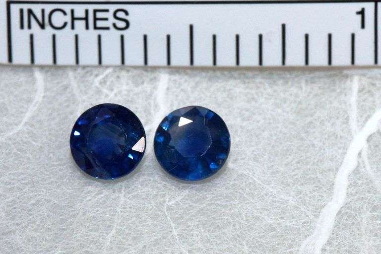 Fine Sapphire Pair - 5.5mm