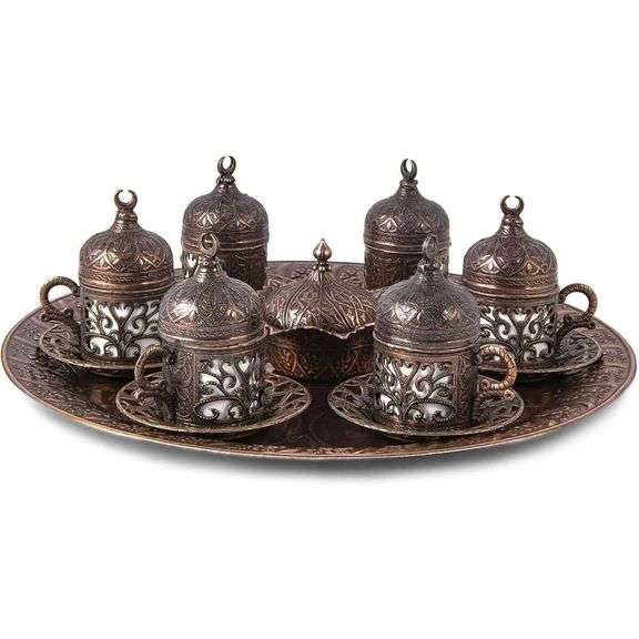 Traditional Turkish Coffee Tea Set