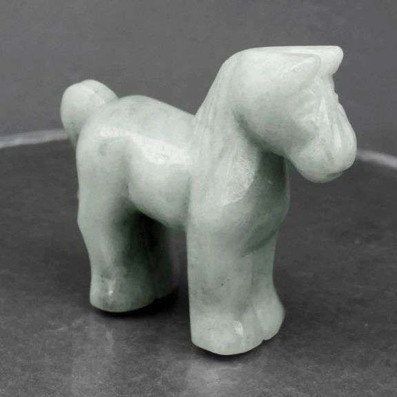 Adorable 178.27ct Jade horse carving