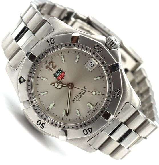Tag Heuer stainless steel professional watch