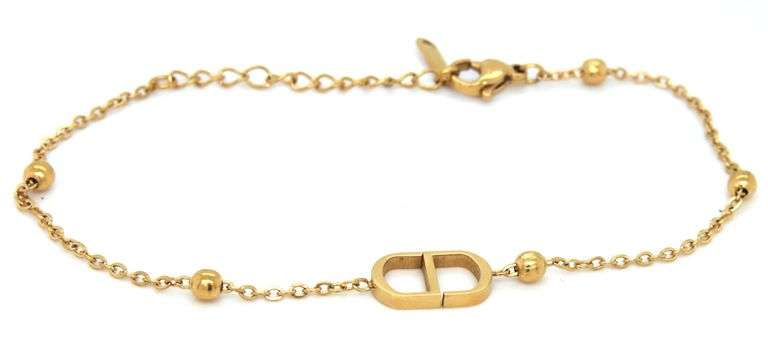 Gold Stainless steel adjustable bracelet