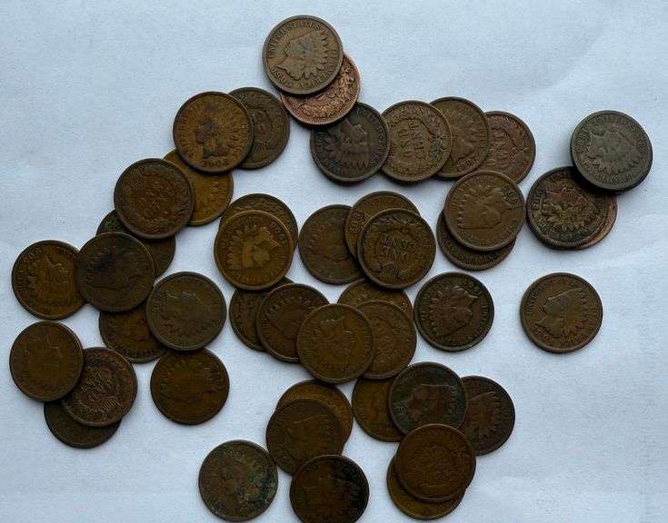 Forty Four Mainly 1900 Era Indian Cents