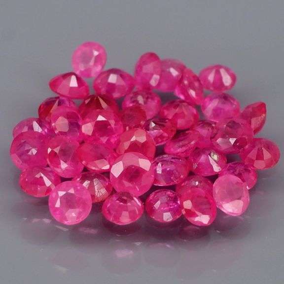 Vibrant! Reddish pink 2.12ct Burmese Ruby set -Heated only!