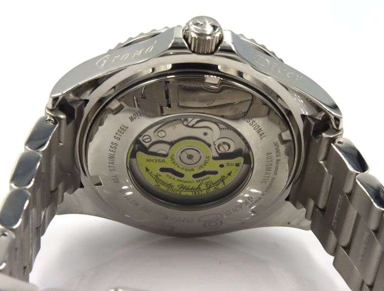 Invicta Grand diver 47mm automatic abalone dial watch