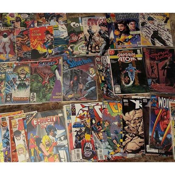 Lot of 100 Comic Books No Duplicates