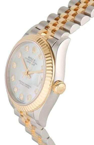 Rolex Date just 278273, 31mm, Factory MOP Dial, Two Tone Ladies Watch