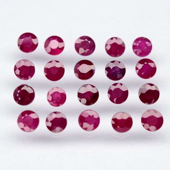 Top blood red! Translucent! 2.47ct Mozambique Ruby set!!!