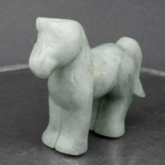 Adorable 178.27ct Jade horse carving