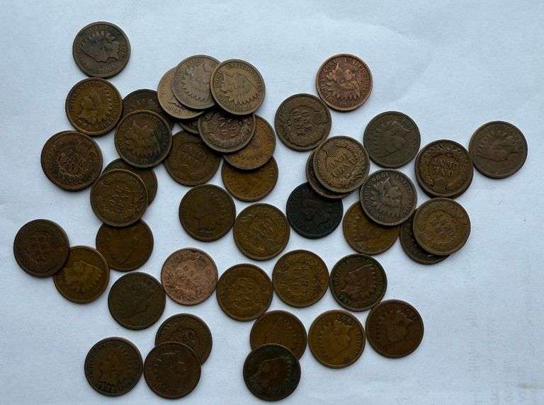 Forty Four Mainly 1900 Era Indian Cents