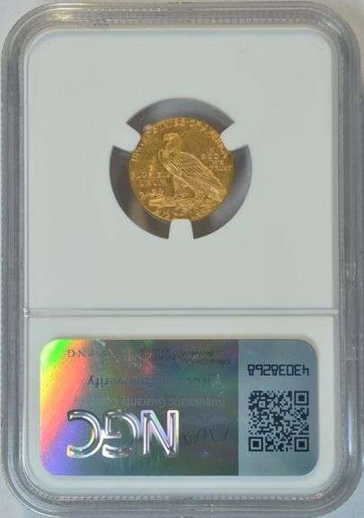 Very Choice BU 1927 $2.50 Indian Gold Piece. NGC MS63