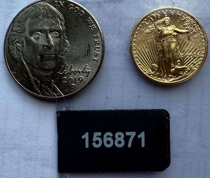 Frosty BU 2025 $5 Gold Eagle