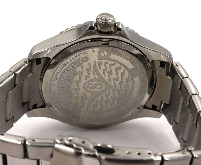 Stuhrling blue dial men's watch