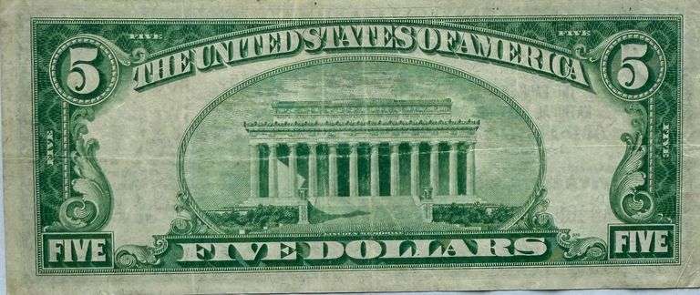 Triple Zero $5 Farmers Natl Bank of Amsterdam NY 1929 National