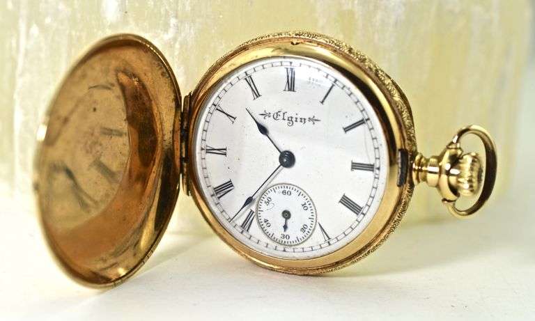 Beautiful 14K Multi-Color Gold Ladies Pocketwatch