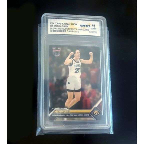 Caitlin Clark Breaks NCAA All-Time Scoring Record Mint 10