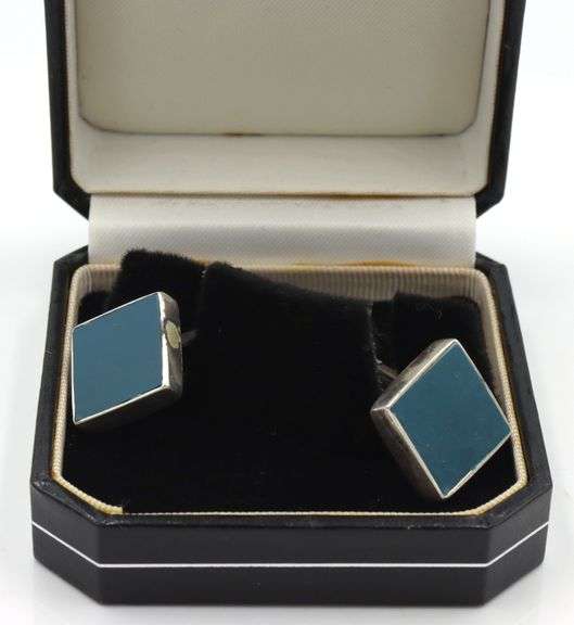 925 Sterling silver Dodger Stadium cuff links