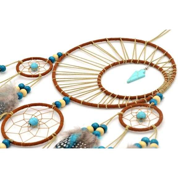 Large Turquoise Dream Catcher