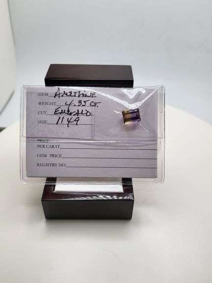 4.35ct emerald cut Amethyst
