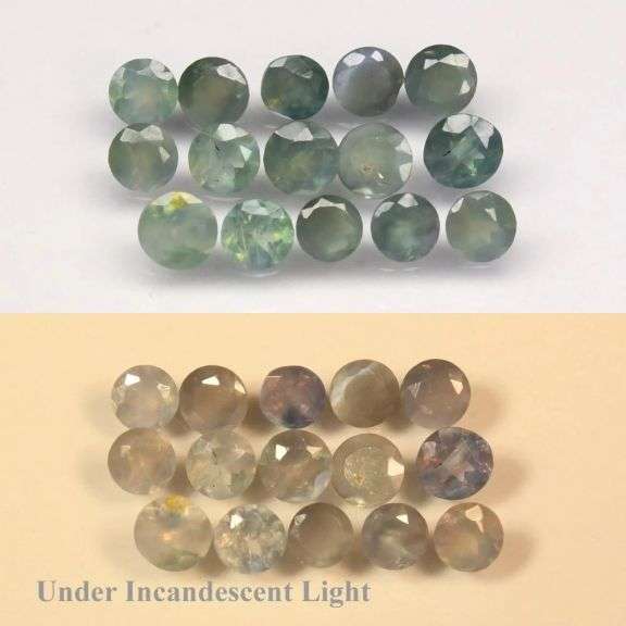 Marvelous 1.02ct hunter green Alexandrite set