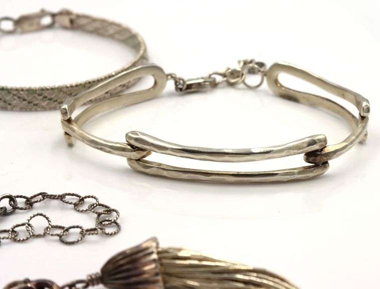 Group lot of 7 bracelet in 925 sterling silver