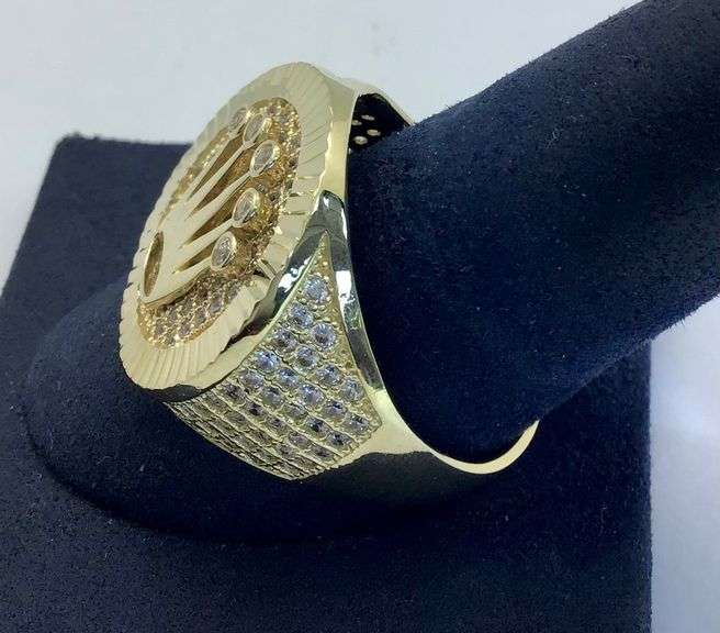 14K Yellow Gold Rolex Ring