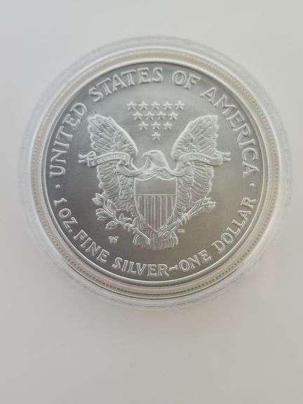 2006 W $1 Silver American Eagle, OGP/COA