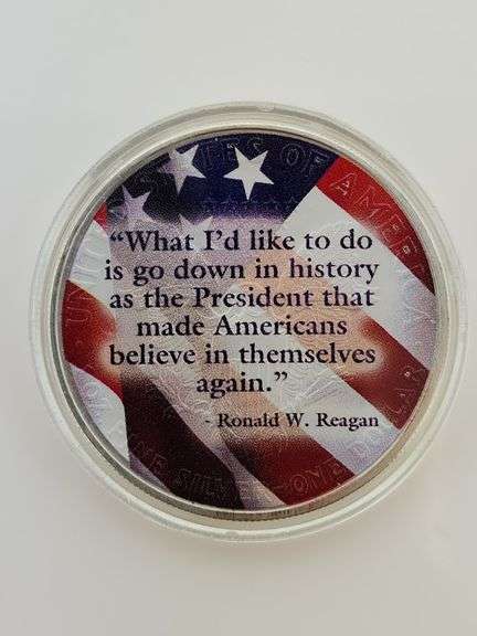 2004 Silver Eagle, Ronald Reagan - 40th President Cover