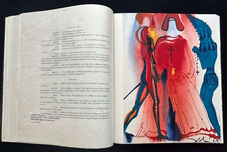 Investment! Collection of hand signed SalvadorDali. Romeo et Juliette. With an extra suite of 10 sig