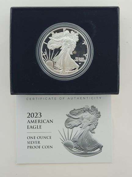 2023 W Proof American Silver Eagle, OGP